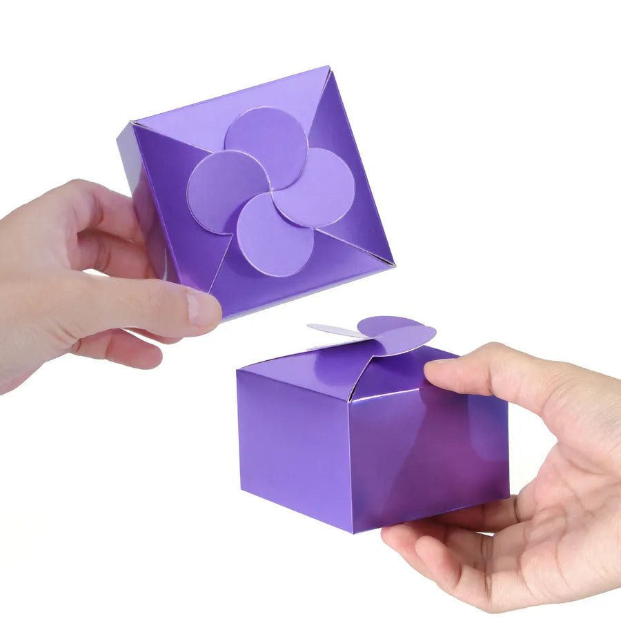 Wedding Solid Color Paper Holiday Wedding Party Gift Box Gift Wrapping Supplies