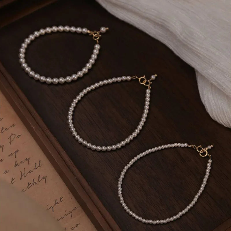 Freshwater Pearl Copper Beaded Bracelets