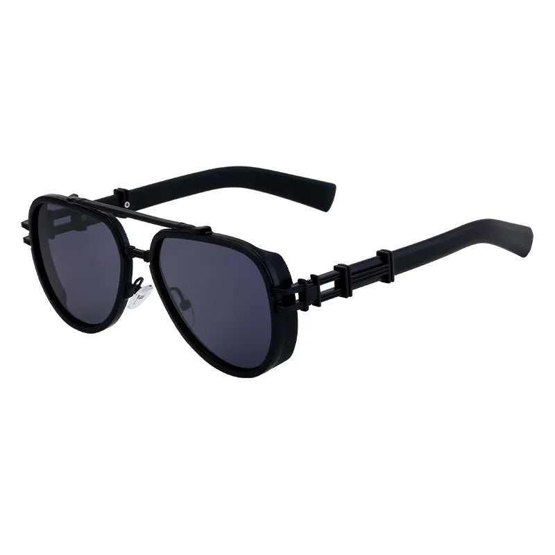 Streetwear Geometric Pc toad glasses Full Frame Men's Sunglasses
