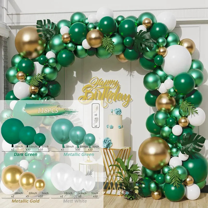 10 Series Birthday Party Decoration Balloon Suit Balloon Chain Arch Wedding Wedding Room Scene Arrangement