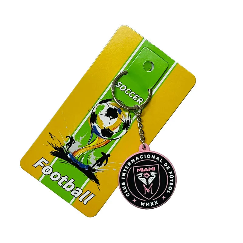 Simple Style Animal Letter Number PVC Football World Cup Keychain