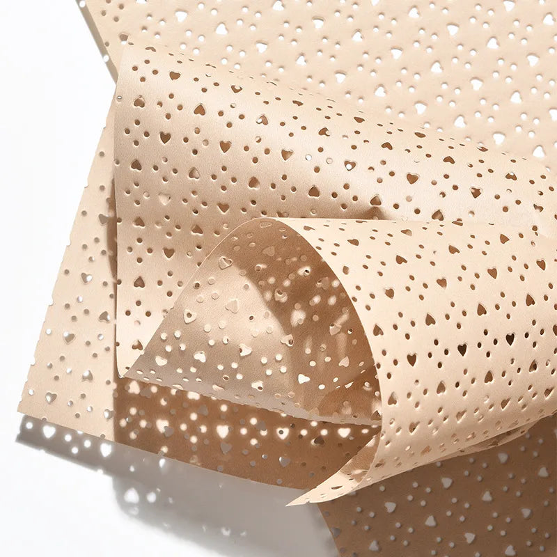 Romantic Simple Style Heart Shape Paper Date Festival Gift Wrapping Supplies Party Supplies Gift Wrapping Supplies 5 PCS/Package