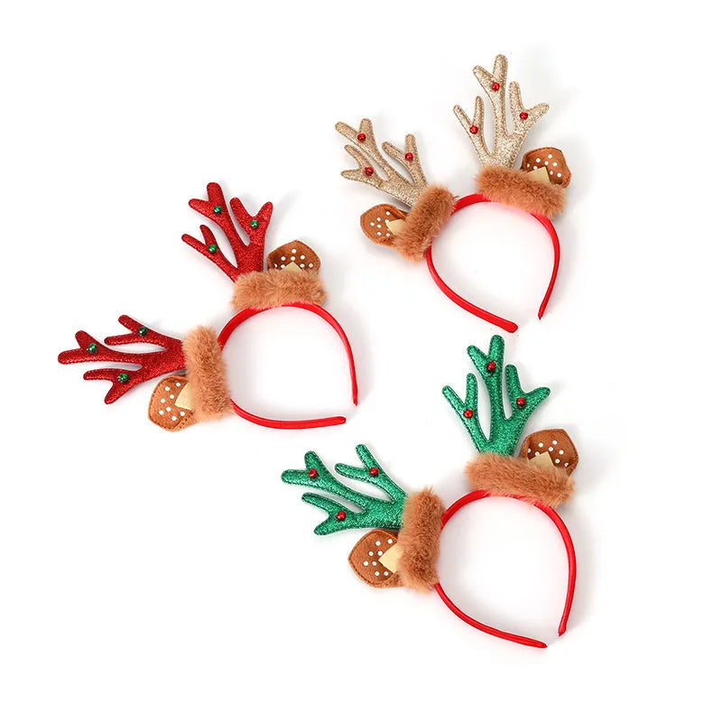 Cartoon Style Cute Antlers Plastic Hair Bands & Headbands