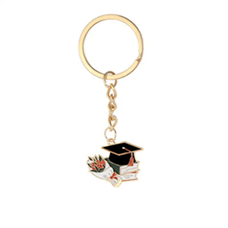 1 Piece Modern Style Simple Style Book Alloy Stamping Stoving Varnish Plating Unisex Screw Clasp Closure Keychain