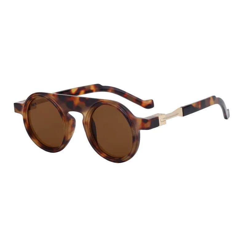 Vintage Style Classic Style Geometric Pc Round Frame Full Frame Men's Sunglasses