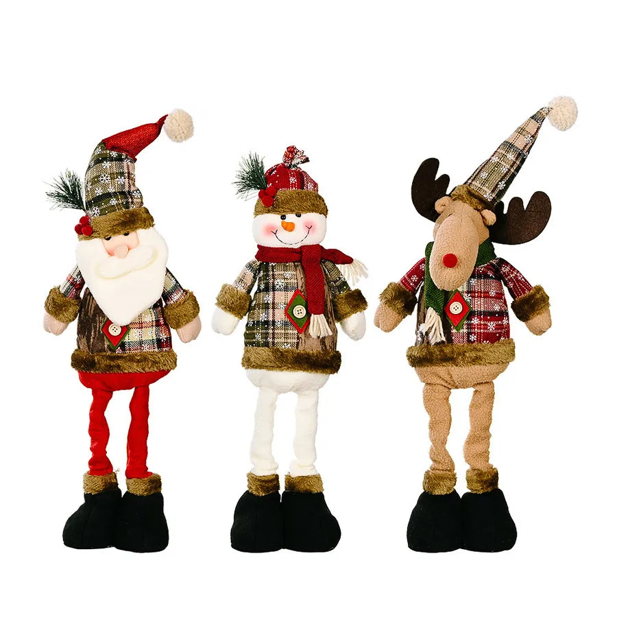 Christmas Cartoon Style Doll Party Street Ornaments