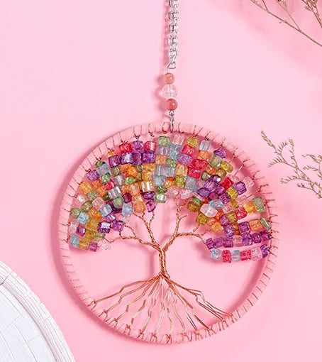 Pastoral Life Tree gravel Iron Copper pendant Wall Art