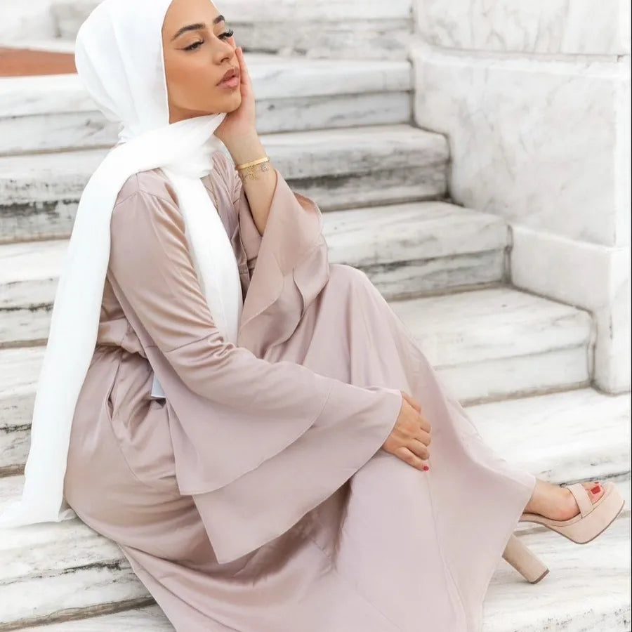 Women's Casual Elegant Simple Style Solid Color Chiffon Printing and Dyeing Hijab