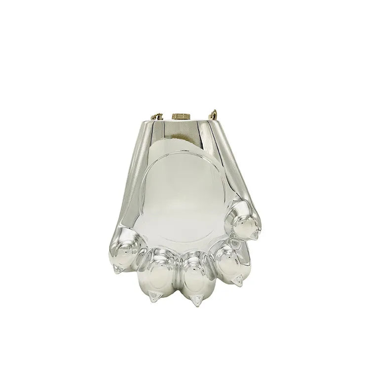 Acrylic Hand-shaped brush Hand-shaped brush Evening Bags