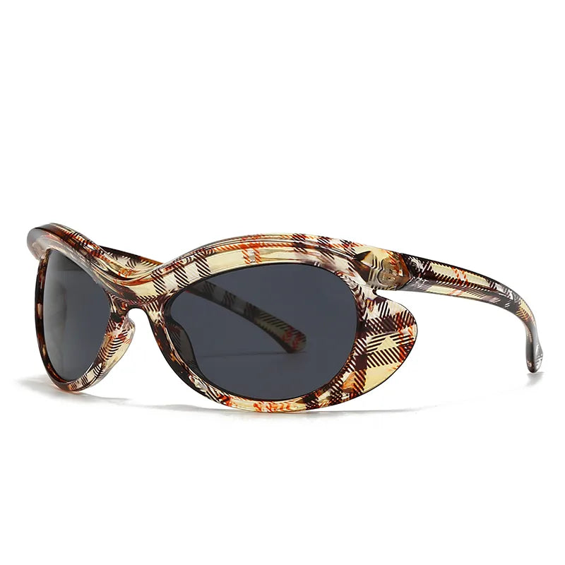 Casual Simple Style Solid Color Pc Special-Shaped Mirror Full Frame Women's Sunglasses