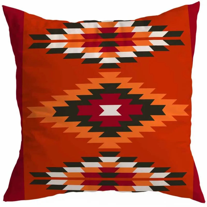 vacation sweet geometric stripe solid color linen fibre peach skin pillow cases