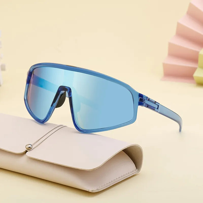 Vacation Solid Color Tinted Lenses Square Frameless Men's Sunglasses