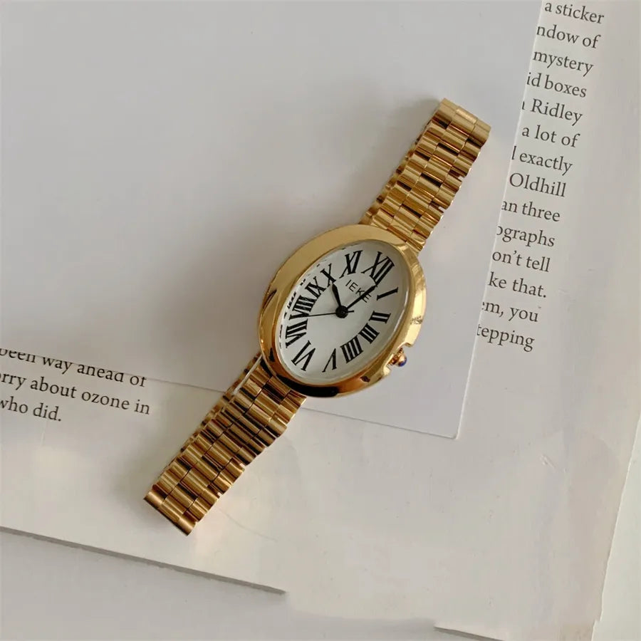 Vacation Classic Style Solid Color Double Side Snaps Quartz Watch Men's Watches