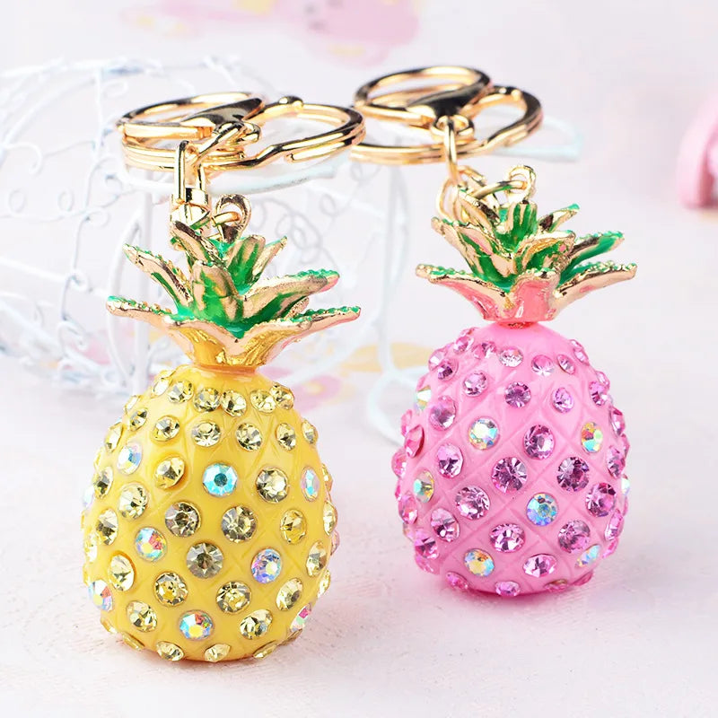 Simple Style Classic Style Pineapple Zinc alloy Unisex Bag Pendant Keychain