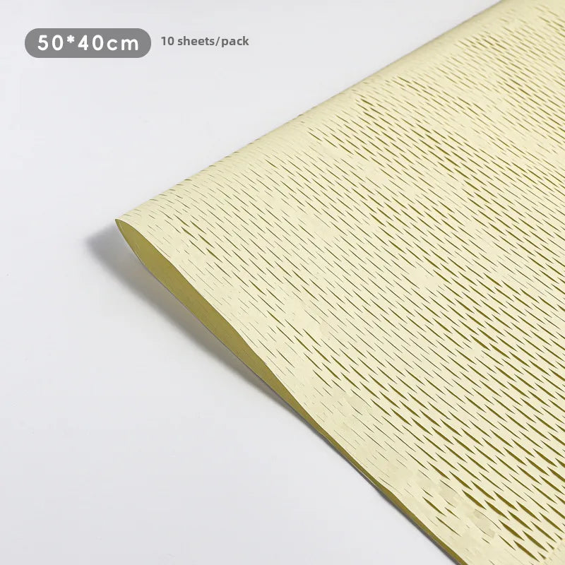 Trendy Honeycomb Paper Mesh Flower Bouquet Artistic Packaging Material Fresh Flowers Gift Wrapping Wholesale Handmade Craft Supplies