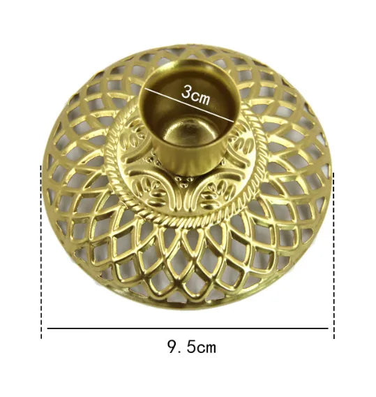 Simple Style Leaves Solid Color Iron candlestick Artificial Decorations