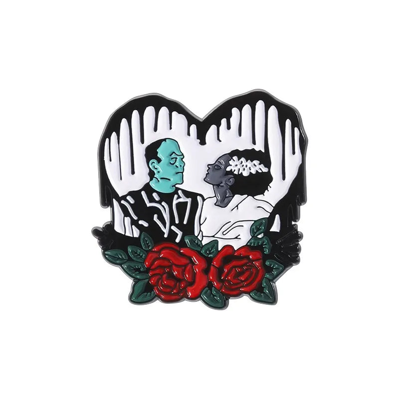 Cartoon Style Cowboy Style Artistic Cartoon Character Alloy Stamping Stoving Varnish Plating Unisex Badge Brooches Collar Pin