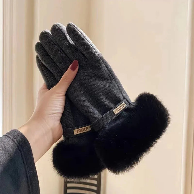 Women's Casual Elegant Simple Style Solid Color Gloves