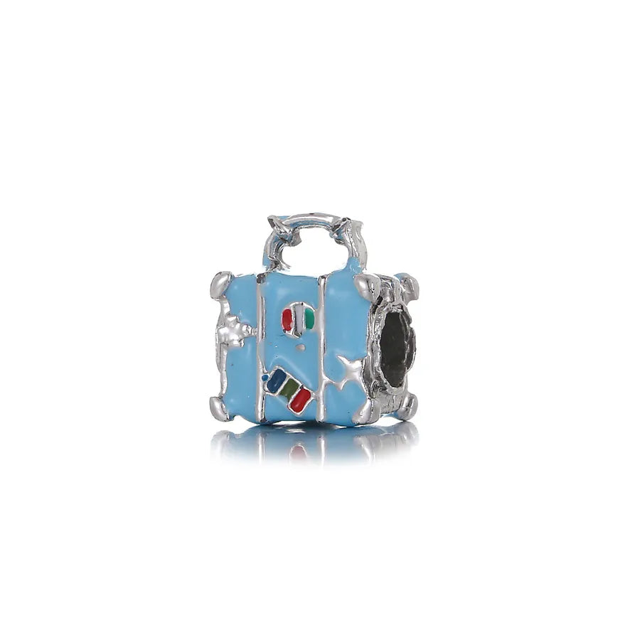 1 Piece 11.4*13.6mm Alloy Bag Pendant Beads