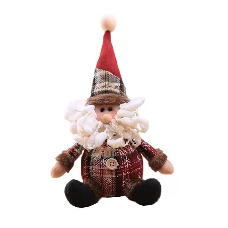 Christmas Cute Santa Claus Snowman Party Decorative Props