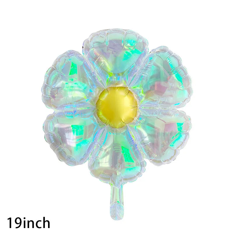 Birthday Casual Sweet Star Heart Shape Butterfly Aluminum Film Party Festival Balloons