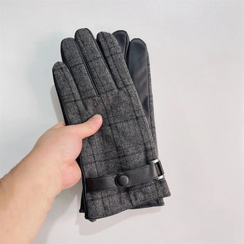 Unisex Elegant Business Simple Style Stripe Gloves