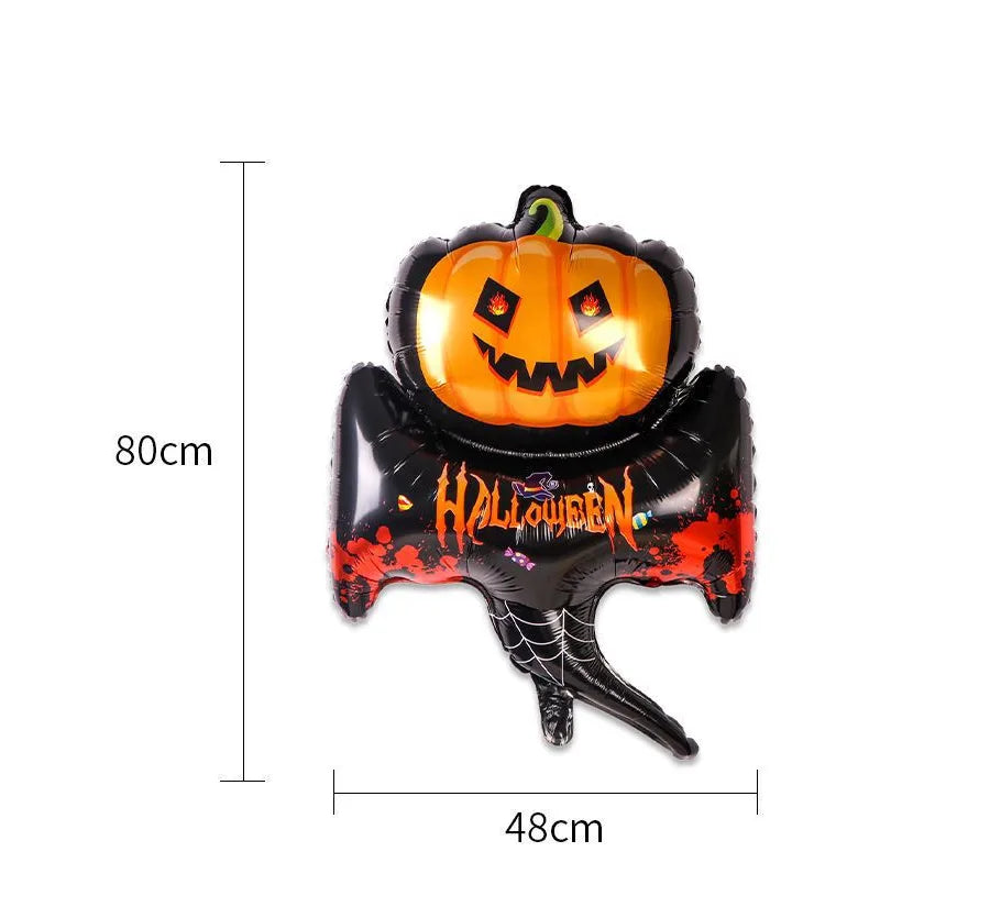 Halloween Pumpkin Bat Skull Aluminum Film Party Balloons Party Supplies Balloons