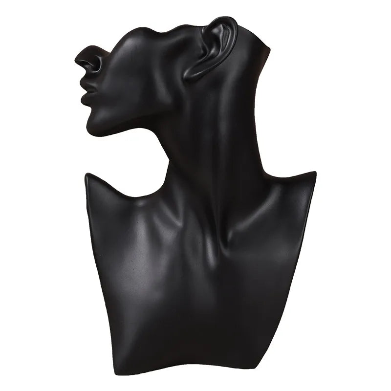 Resin Jewelry Display Stand Necklace Bracelet Earring Model Holder Premium Feel Integrated Design Hand Touch Pattern