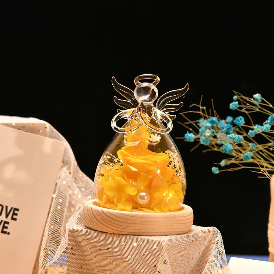valentine's day simple style angel glass indoor party festival ornaments