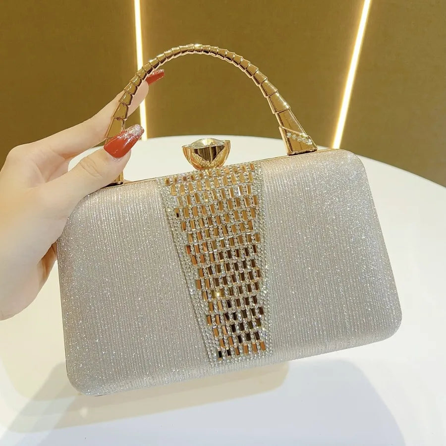 New Fashionable Retro  Party Handbag Women's Evening Dress Bag Crossbody Chain Small Bag For Dinner