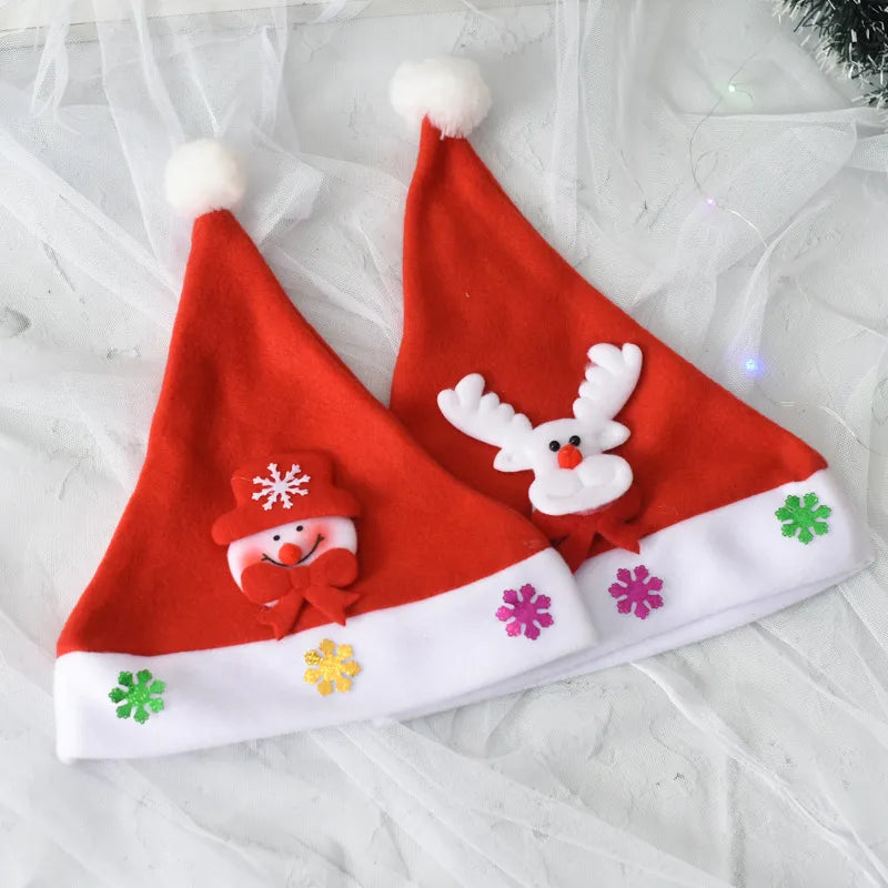 Christmas Cute Cartoon Nonwoven Party christmas hat