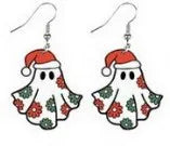 Cartoon Christmas Tree Deer Cow Cat Rainbow Earrings Women's Acrylic Animal Zodiac Letter Number Text Design Jewelry Accessories