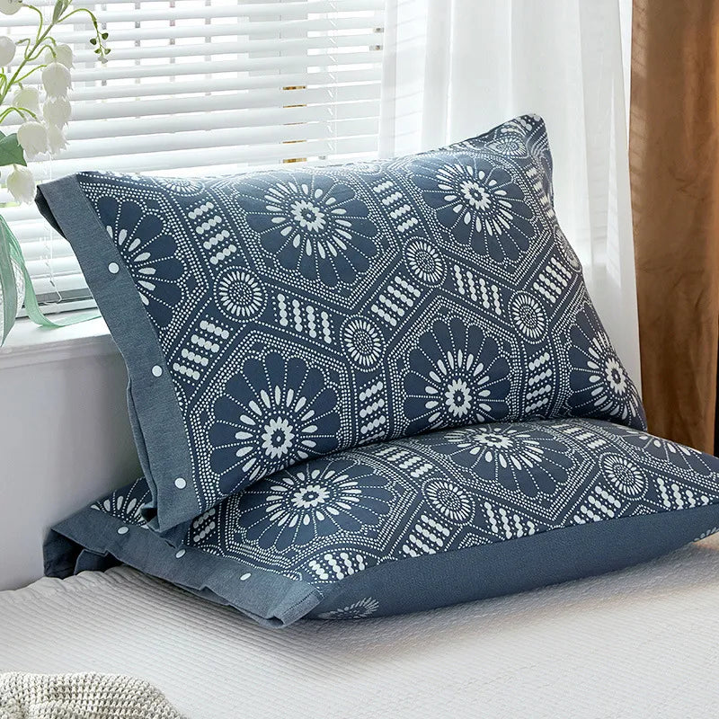 Cotton Gauze Pillowcase One Pack Summer All-inclusive Snaps Household 40x 60cm Latex Pillowcase 48x 74 Pillowcase