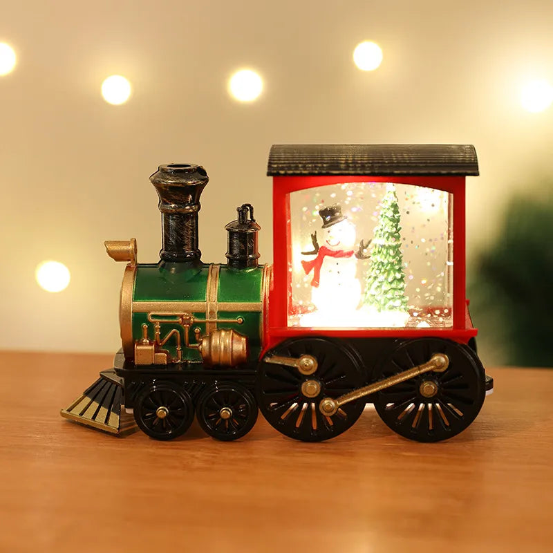 Christmas Cartoon Style Cute Santa Claus Snowman Plastic Indoor Party Festival Ornaments