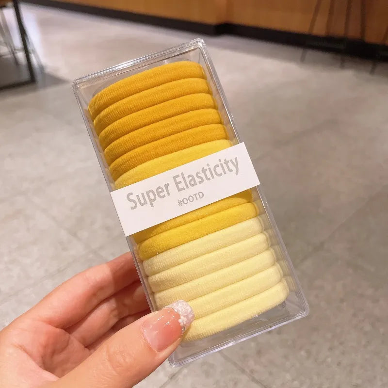 Simple Style Girl'S Solid Color Cloth Hair Tie