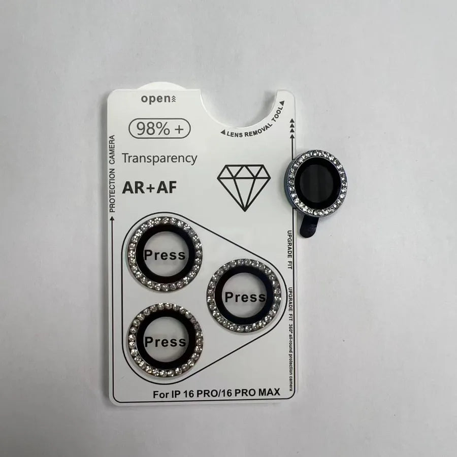 tempered glass Geometric Elegant Sweet Mobile Phone Lens Protective Film Phone Accessories