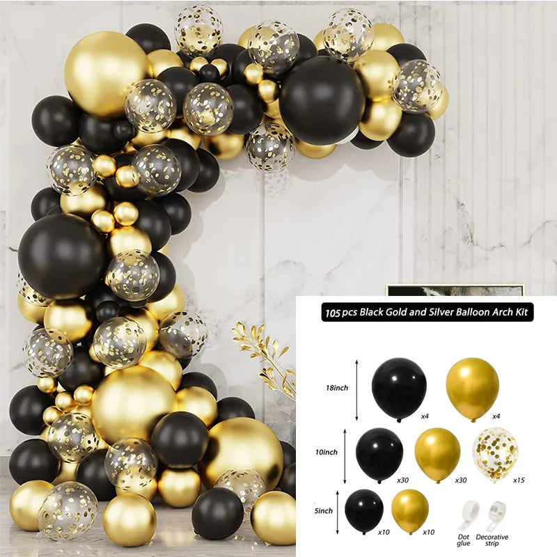 10 Series Birthday Party Decoration Balloon Suit Balloon Chain Arch Wedding Wedding Room Scene Arrangement