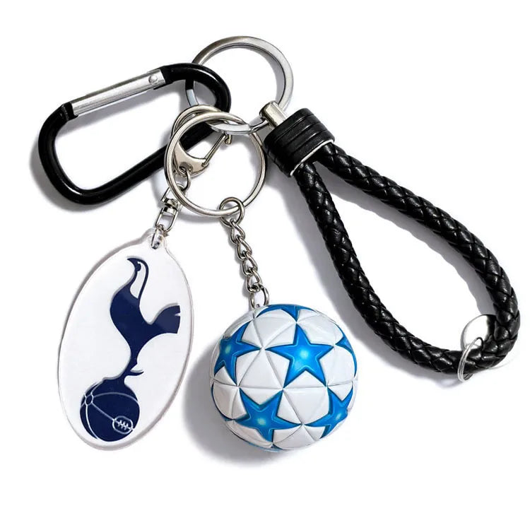 Streetwear Letter Football Acrylic + Plastic Plastic Unisex Spring Ring Trigger Clasp Closure Keychain