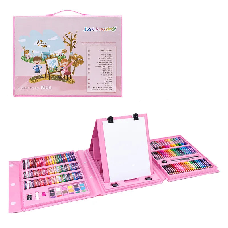 1 set solid color learning plastic casual watercolor pen
