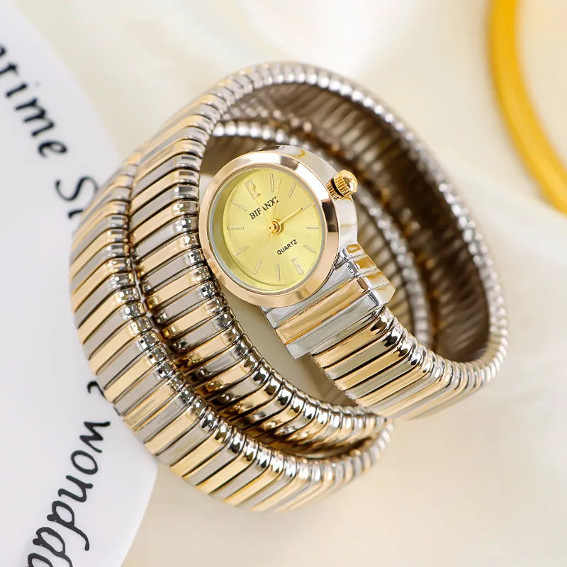 Amazon Gradient Quartz Watch European and American Fashion All-match Exquisite Watch Niche Art Watch Women's Watch