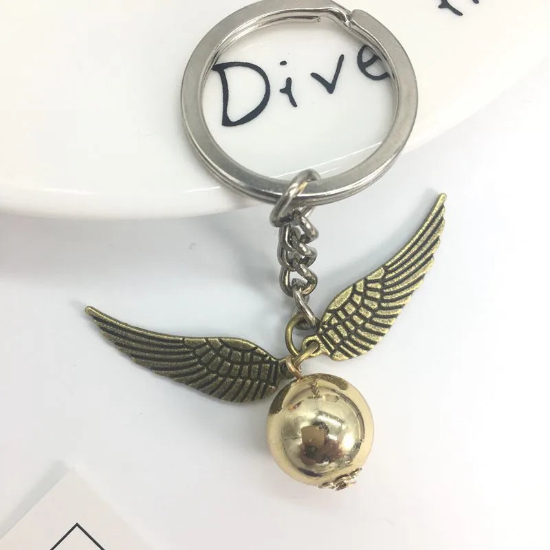 Bohemian Wings Zinc alloy Unisex Bag Pendant Keychain