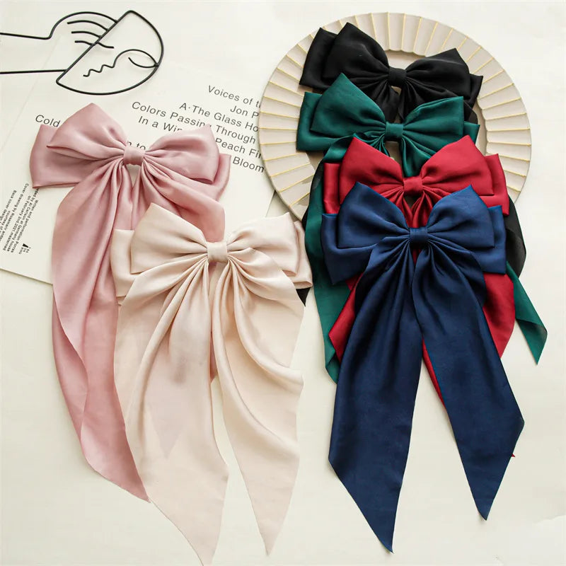 women's fashion bow knot cloth hair clip