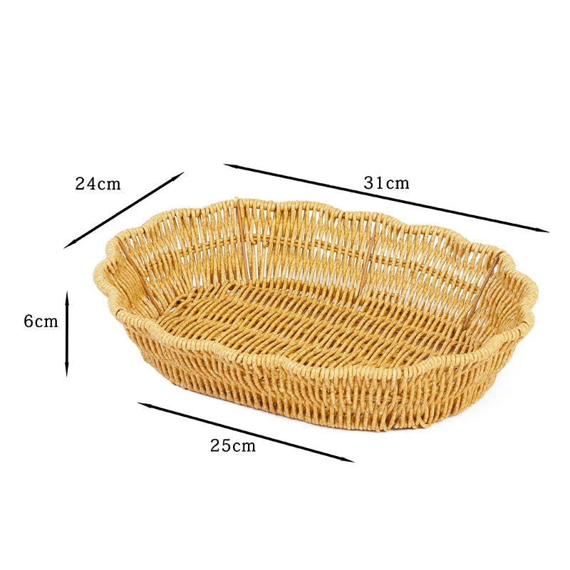 Simple Style Solid Color Storage Basket