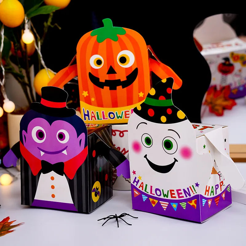 ARM Halloween cookies DIY biscuit box pumpkin ghost food dessert carton candy bag packaging