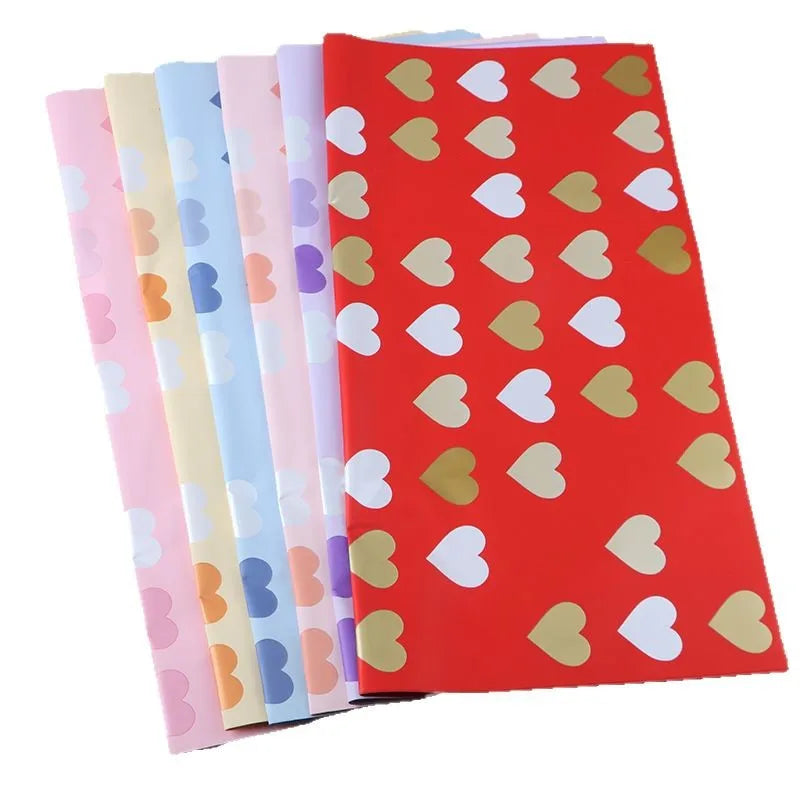 Casual Sweet Heart Shape Paper Date Festival Gift Wrapping Supplies Party Supplies Gift Wrapping Supplies 1 Set