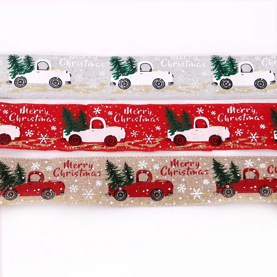 Christmas Casual Christmas Tree Car fine linen Party Decorative Props Gift Wrapping Supplies
