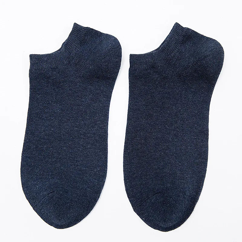 Casual Elegant Men's Stripe Cotton Ankle Socks A Pair