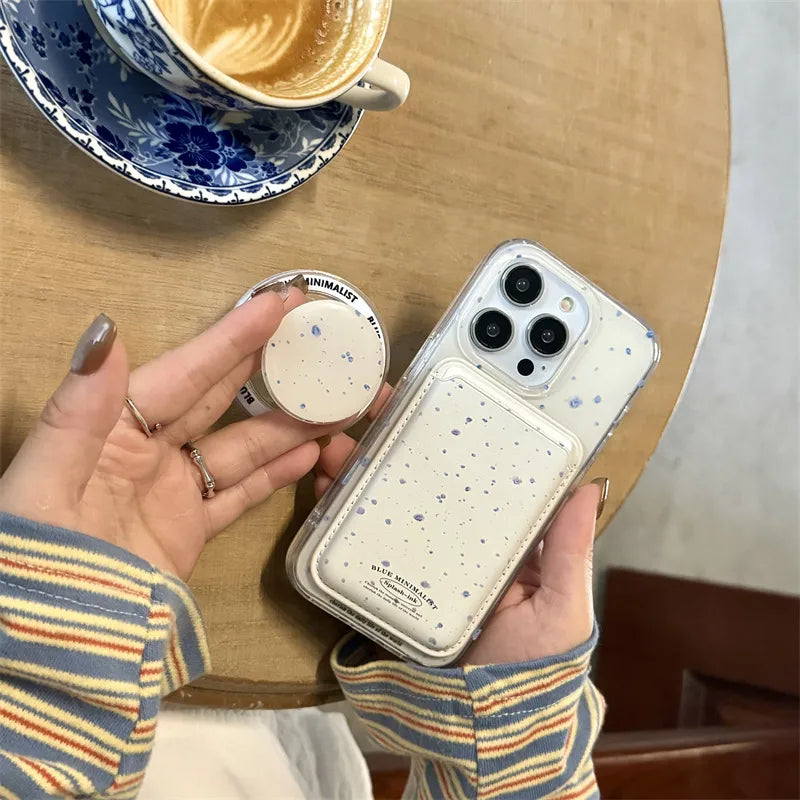 Acrylic Splash Ink Basic Simple Style Phone Cases Phone Accessories
