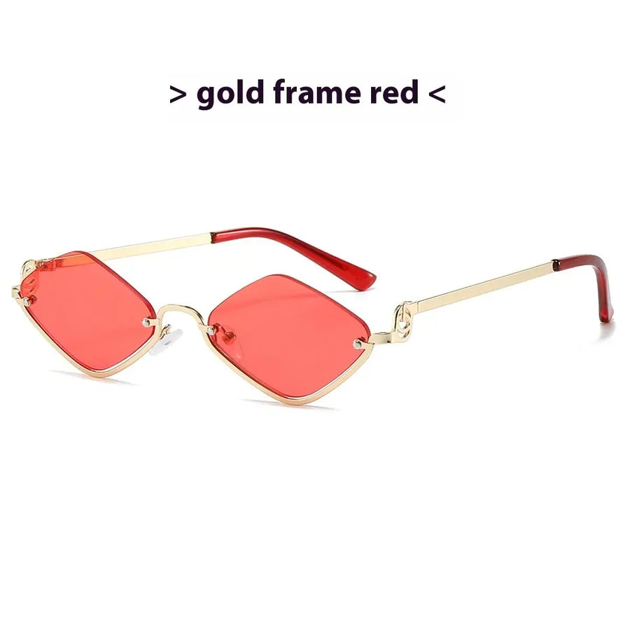 Simple Style Classic Style Solid Color Ac Polygon Full Frame Women's Sunglasses