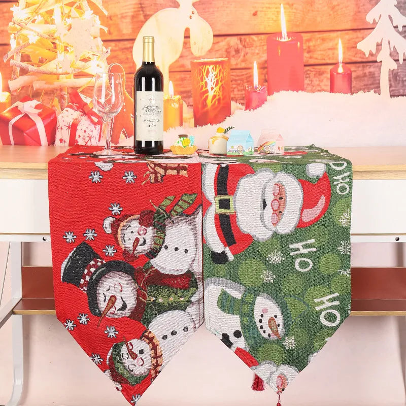 Christmas Fashion Elk Banquet tablecloth